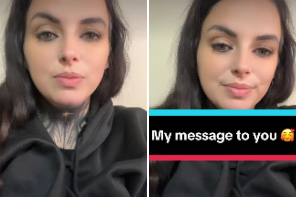 Both the right and left images are screenshots from Nikalie Monroe's TikTok. | Nikalie Monroe/TikTok